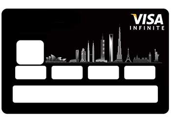 Stickers CB Infinite pour carte bancaire